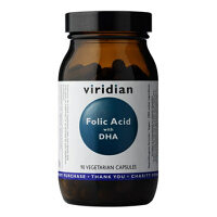 VIRIDIAN Nutrition Folic Acid with DHA  90 kapslí