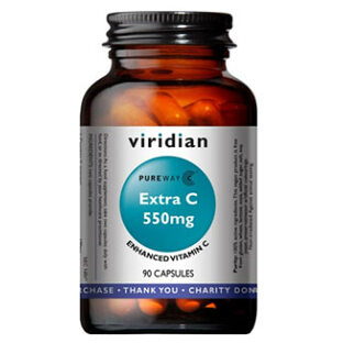 VIRIDIAN Nutrition Extra C 550 mg 90 kapslí