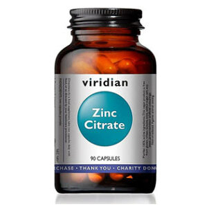 E-shop VIRIDIAN Nutrition Zinc Citrate 90 kapslí