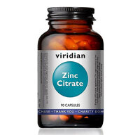 VIRIDIAN Nutrition Zinc Citrate 90 kapslí