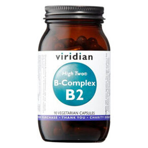 VIRIDIAN Nutrition B-Complex B2 High Two 90 kapslí