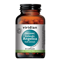 VIRIDIAN Nutrition organic icelandic angelica 30 kapslí