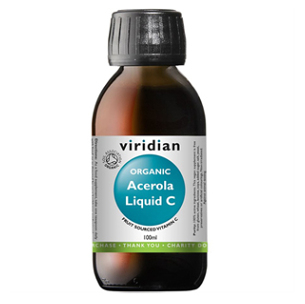 Levně VIRIDIAN Nutrition organic acerola liquid C 100 ml