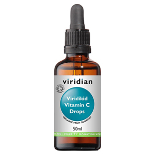 Levně VIRIDIAN Nutrition organic viridikid vitamin C drops 50 ml