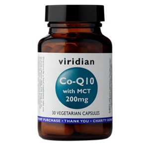 VIRIDIAN Nutrition Co-enzym Q10 with MCT 200 mg 30 kapslí