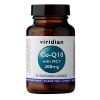 VIRIDIAN Nutrition Co-enzym Q10 with MCT 200 mg  30 kapslí