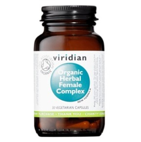 Levně VIRIDIAN Nutrition organic herbal female complex 30 kapslí