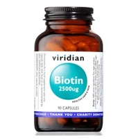 VIRIDIAN Nutrition Biotin 2500 ug 90 kapslí