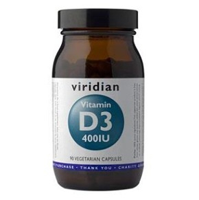 Levně VIRIDIAN Nutrition Vitamin D3 90 kapslí