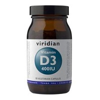 VIRIDIAN Nutrition Vitamin D3 90 kapslí