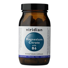 E-shop VIRIDIAN Nutrition Magnesium Citrate with B6 90 kapslí