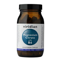 VIRIDIAN Nutrition Magnesium Citrate with B6 90 kapslí