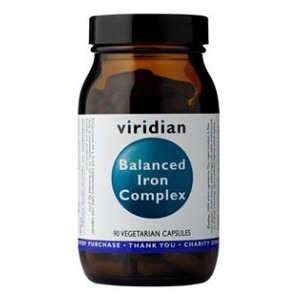 VIRIDIAN Nutrition Balanced Iron Complex 90 kapslí