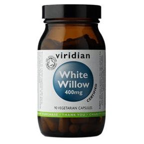 E-shop VIRIDIAN Nutrition White Willow Bark 400mg 90 kapslí