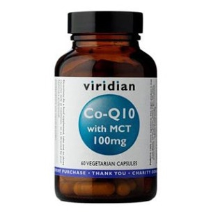 VIRIDIAN Nutrition Co-Q10 with MCT 30 kapslí
