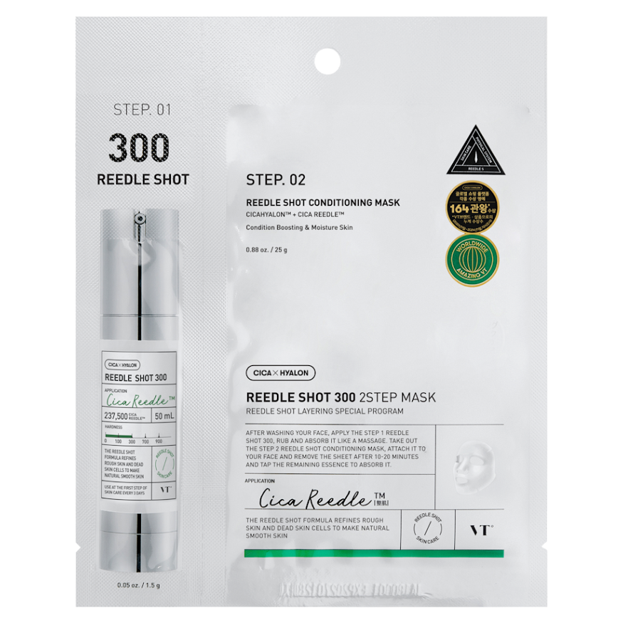 VT COSMETICS Dvoukroková maska REEDLE SHOT 300 1,5g + 25g
