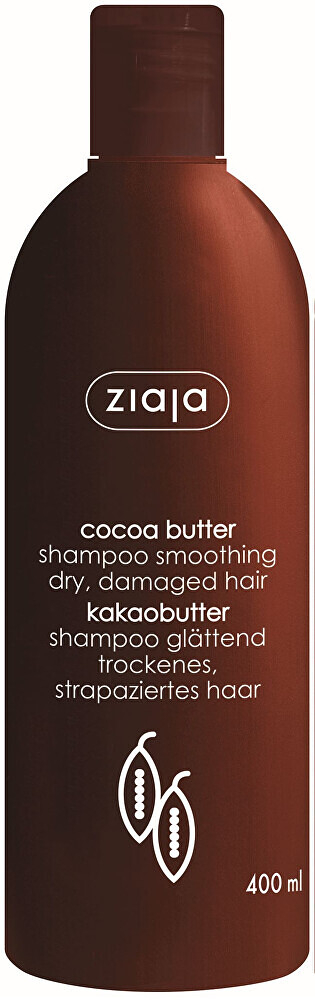Levně ZIAJA Šampon na suché a poškozené vlasy Cocoa Butter 400 ml