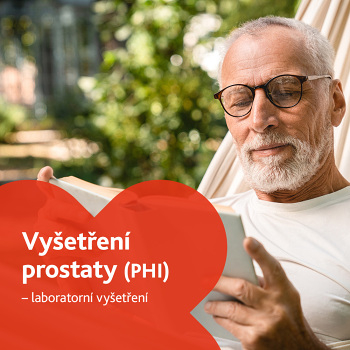 Vyšetření prostaty PHI - laboratorní vyšetření (Vyšetření ledvin, močových cest a prostaty)