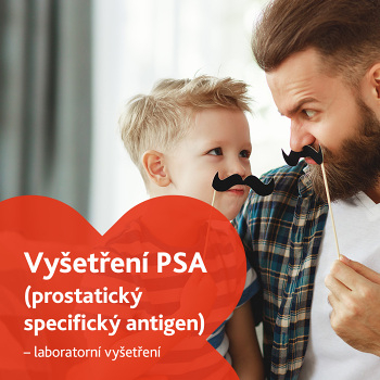 Vyšetření PSA (Prostatický specifický antigen) - laboratorní vyšetření (Vyšetření ledvin, močových cest a prostaty)