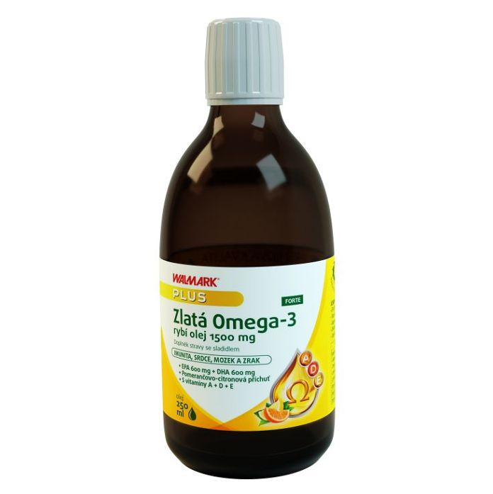 E-shop WALMARK Zlatá omega 3 Forte 1500 mg 250 ml