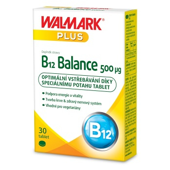 WALMARK B12 Balance 500 µg 30 tablet