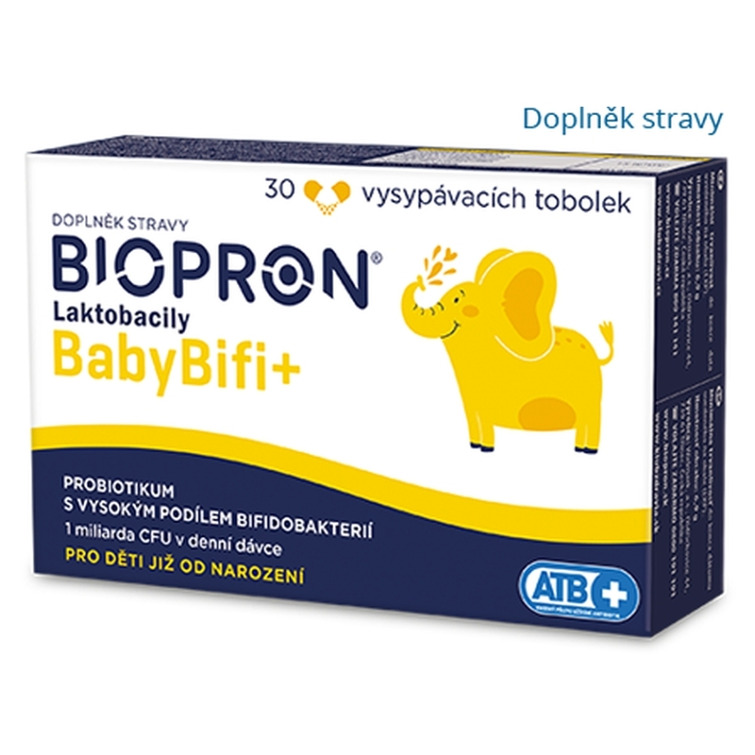 Fotografie WALMARK Biopron Laktobacily Baby BiFi+ 30 tobolek
