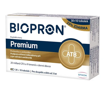 Biopron Premium probiotika a prebiotika 30+10 tobolek (Probiotika a laktobacily) - DIA, Přírodní