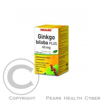 Walmark Ginkgo biloba PLUS 40 mg 100 tbl.
