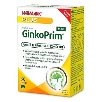 WALMARK GinkoPrim MAX 60 tablet (Doplňky stravy na paměť)