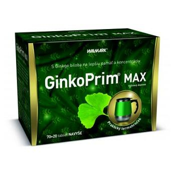Walmark GinkoPrim Max 70 +20 kapslí navíc + termohrnek