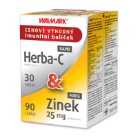 WALMARK Herba-C 30 tablet & Zinek 25 mg 90 tablet