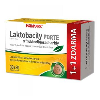 WALMARK Laktobacily FORTE s fruktooligosacharidy 30+30 tobolek