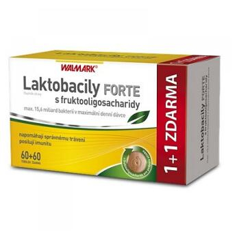 WALMARK Laktobacily FORTE s fruktooligosacharidy 60+60 tablet