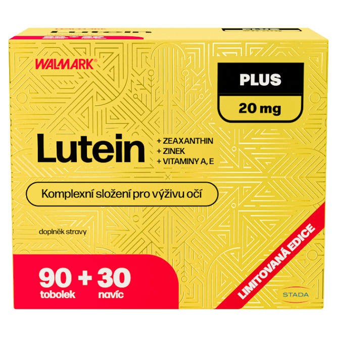 WALMARK Lutein plus 20 mg 90 + 30 tobolek NAVÍC