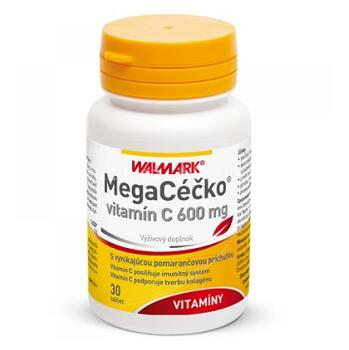 WALMARK Megacéčko s vitamínem C 600 mg pomerančová příchuť 30 tablet