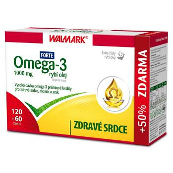 WALMARK Omega 3 Forte rybí olej 180 tobolek