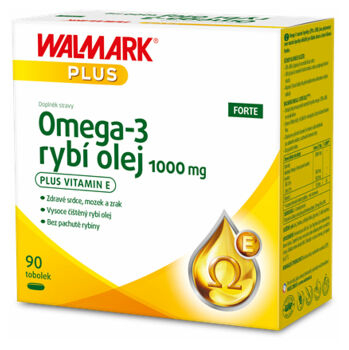 WALMARK Omega-3 rybí olej 1000mg 90 tobolek