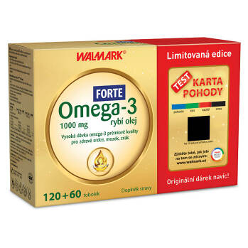 WALMARK Dárkové balení Omega 3 Forte 120+60 tobolek