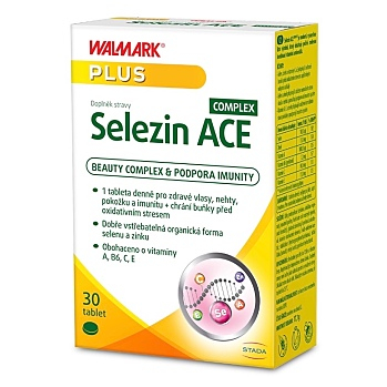 WALMARK Selezin ACE Complex 30 tablet (Vitamíny na pleť) - Probio, Přírodní, Vícesložkové