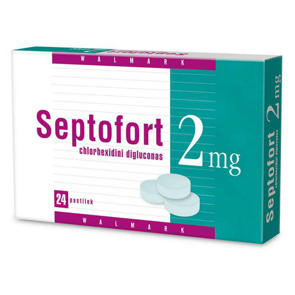 E-shop SEPTOFORT 2 mg Pastilky rozpustné v ústech 24 kusů
