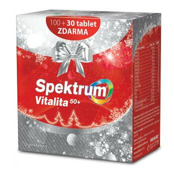 WALMARK Spektrum Vitalita 50+ vánoční balení 100+30 tablet ZDARMA