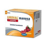 UROVAL Manosa + enzymy 30 tablet