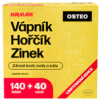 WALMARK Vápník Hořčík Zinek Osteo 140 + 40 tablet NAVÍC