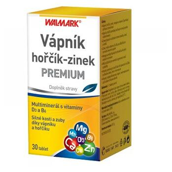 WALMARK Vápník hořčík-zinek PREMIUM 30 tablet