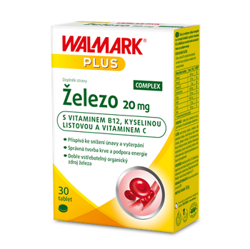 WALMARK Železo 20 mg 30 tablet