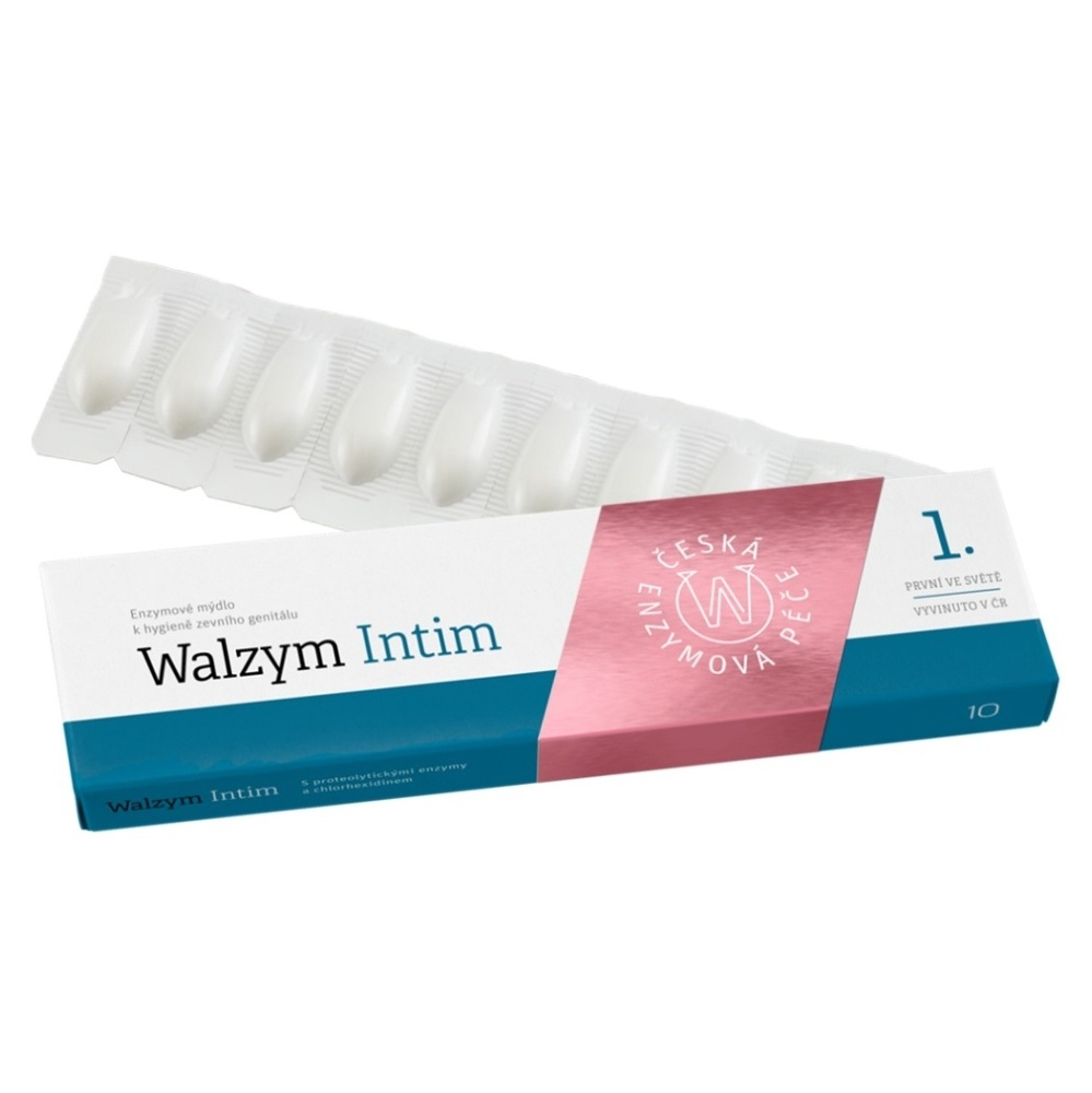 Levně WALZYM Intim enzymové mýdlo 10 globulí