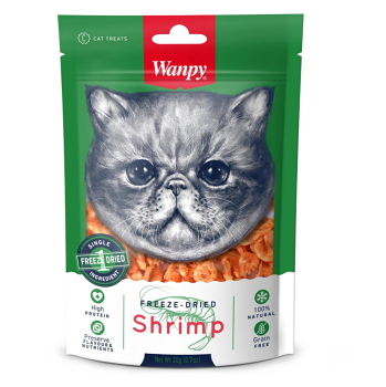 WANPY Freeze - dried shrimp pro kočky 20 g