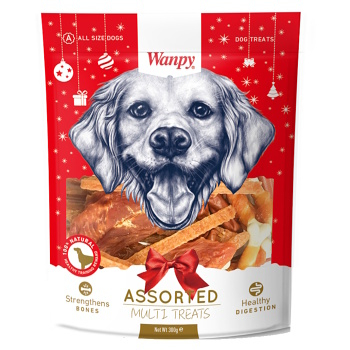 WANPY Christmas Pack Pamlsky pro psy 300 g (Tréninkové pamlsky pro psy)