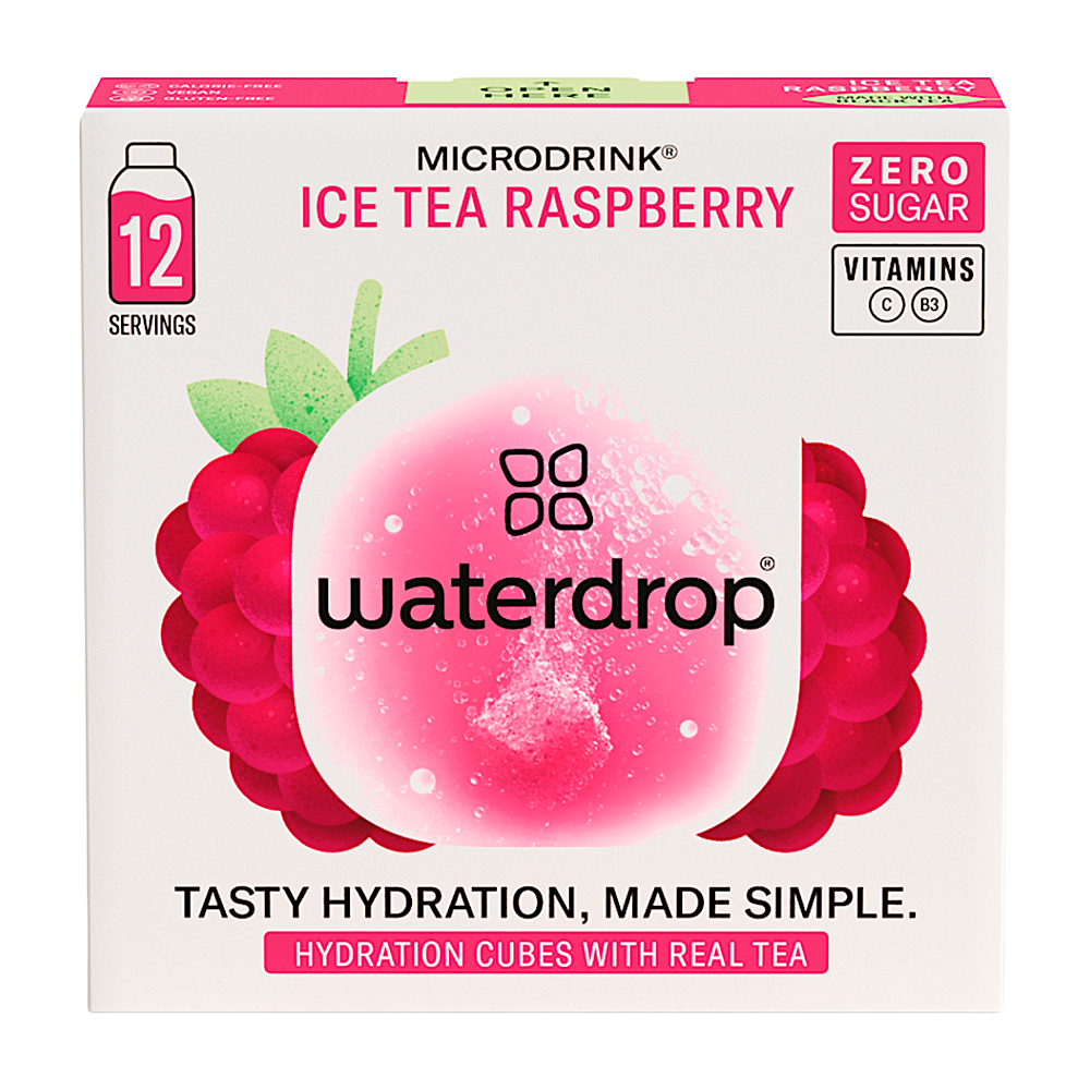 Waterdrop Ice Tea Raspberry 12 ks