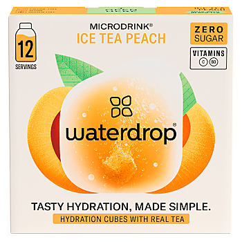 WATERDROP Ice tea broskev 12 kusů (Sirupy a šťávy)